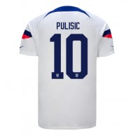 Pánský Fotbalový dres Spojené státy Christian Pulisic #10 MS 2022 Domácí Krátký Rukáv